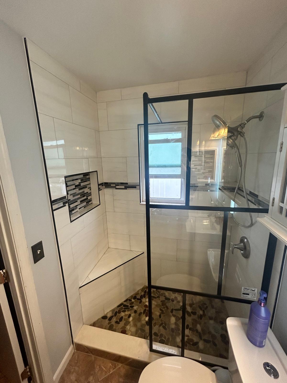 BATHROOM RENOVATION - BEFORE AND AFTER